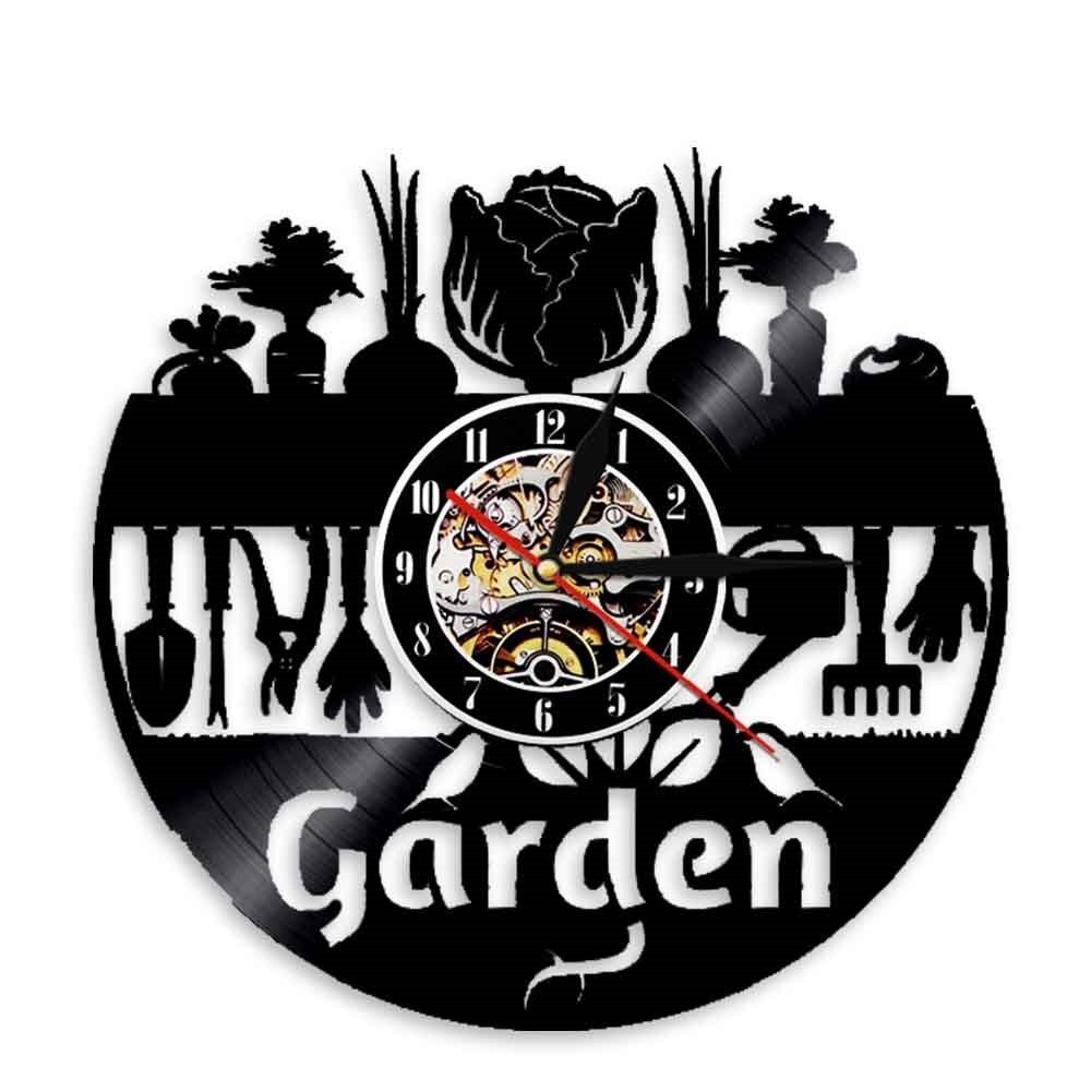 

Garden Tools Flo - Vinyl Record Wall Clock - Without LED, 501 Original