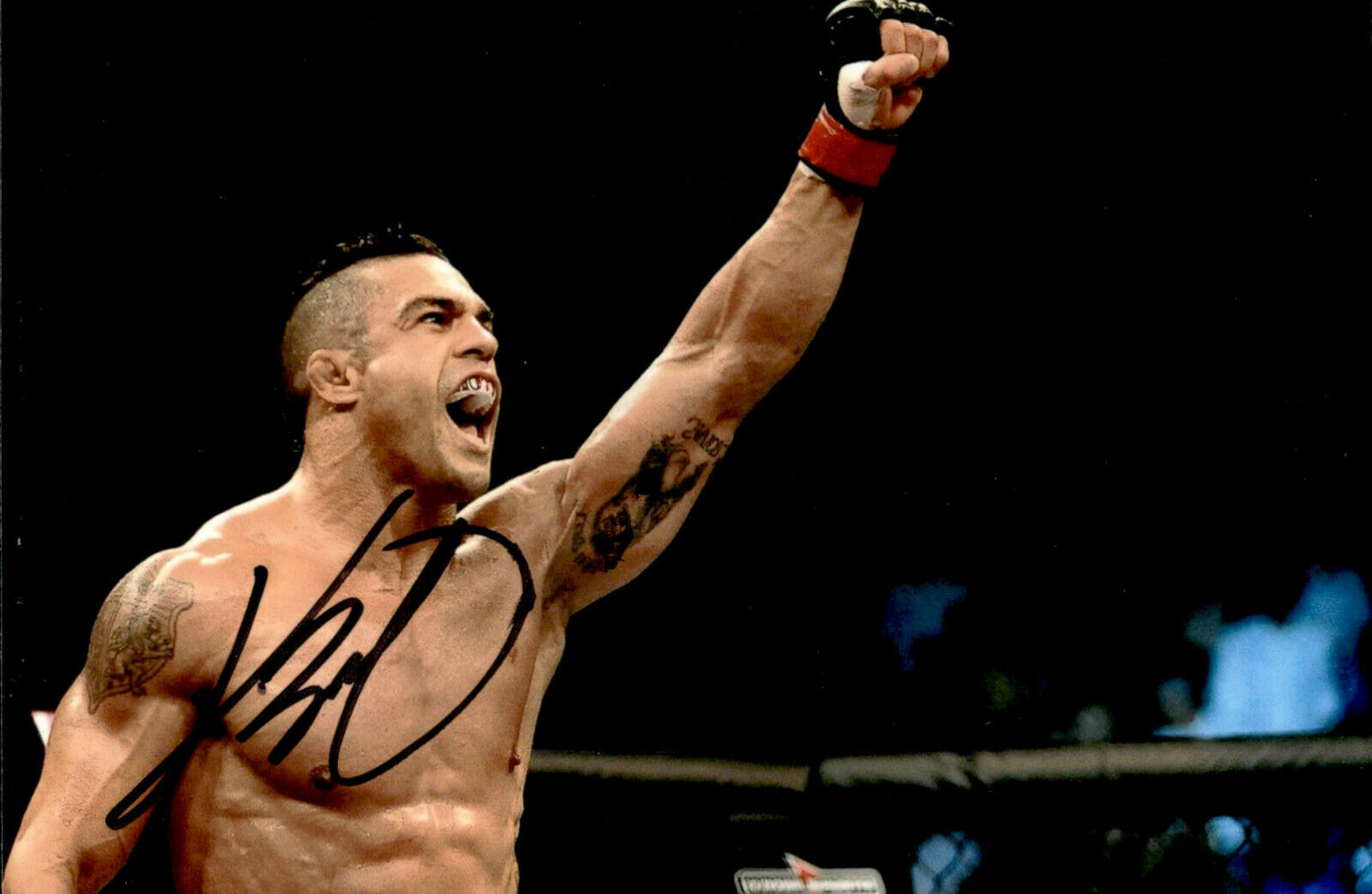 Vitor Belfort SIGNED 4x6 Photo Poster painting UFC MMA THE PHENOM