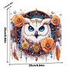 (Pre-Framed)Owl-Special Shape Diamond Painting Kit(25x25cm)