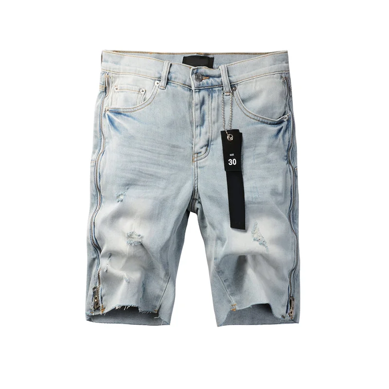 Purple Fashion Jeans 5086