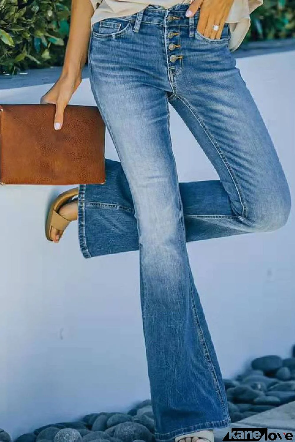 Wide Leg Long Jeans