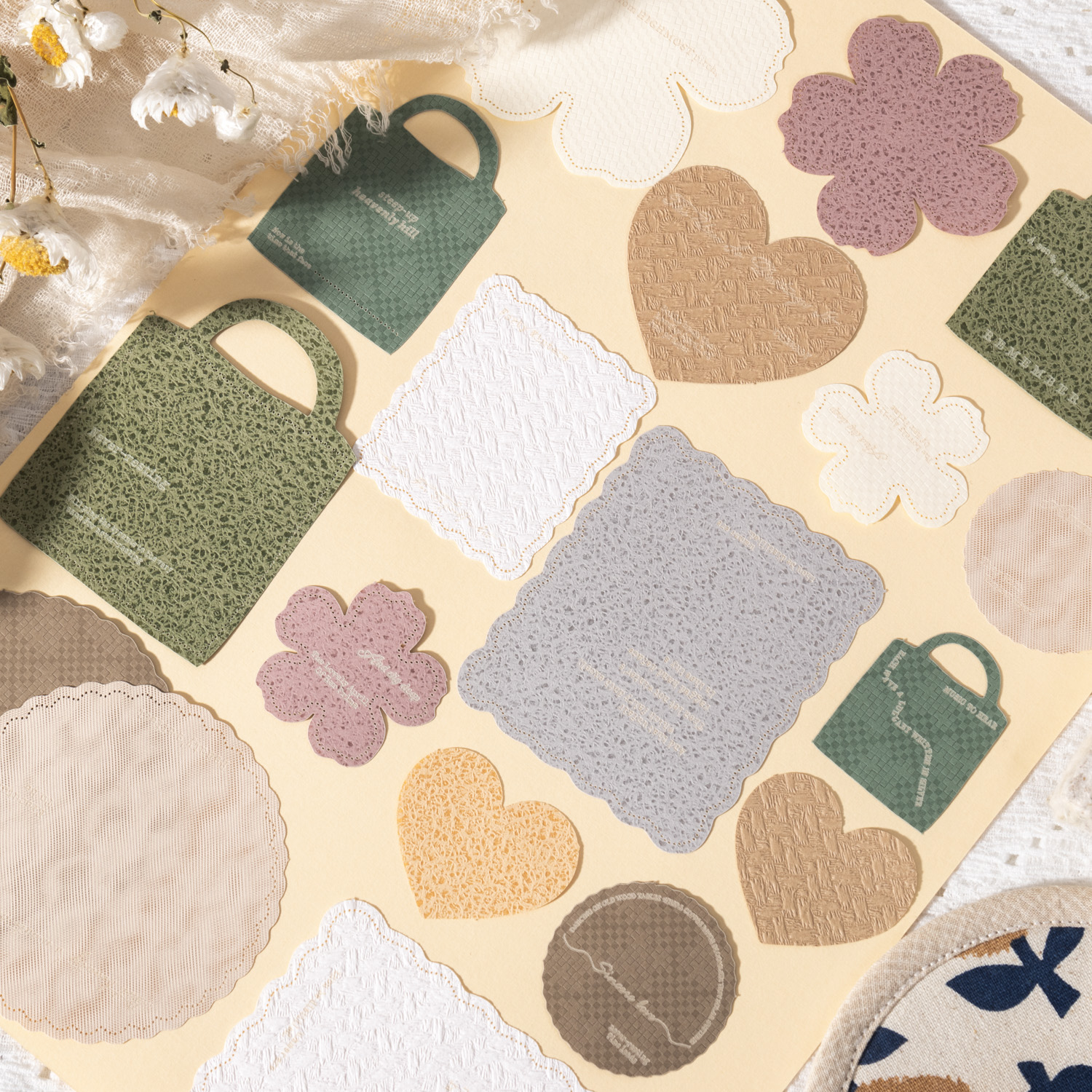 소재 종이 - 종이 시리즈 빈티지 패턴의 세계 속 시