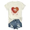 San Francisco 49ers Heart Tee