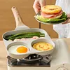 Medical Stone Omelette Pan Nonstick Frying Pan Divided Pancake Pan for Breakfast