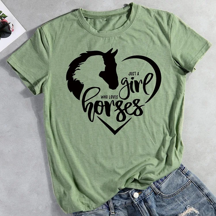 PSL - Horse Girl T-shirt Tee -012131