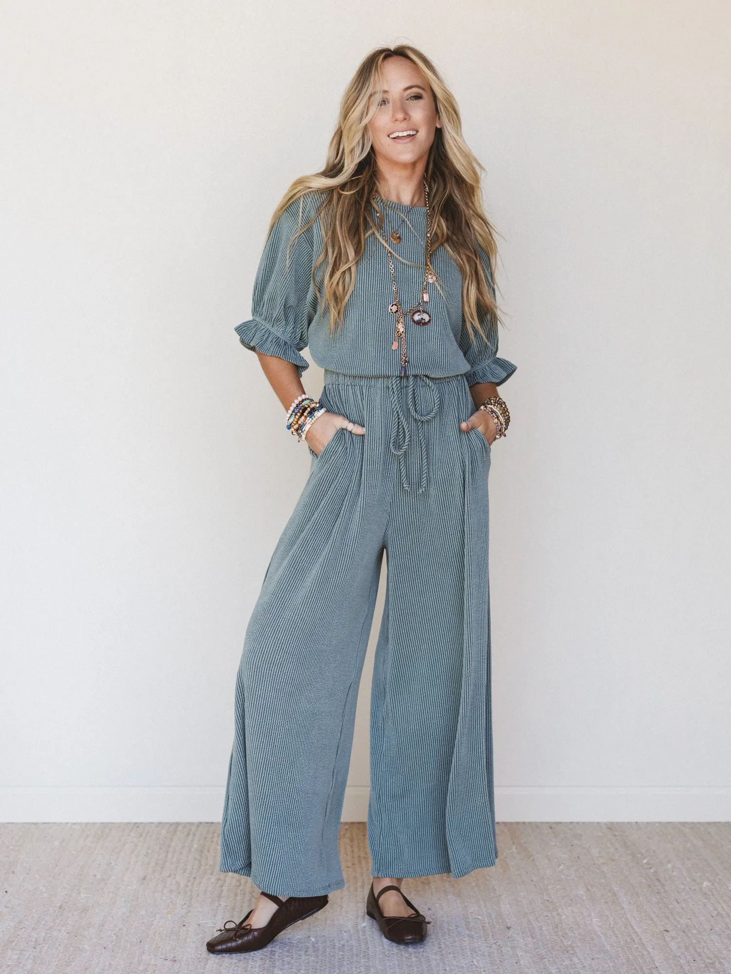 The Nest Open Sky Jumpsuit - Moss