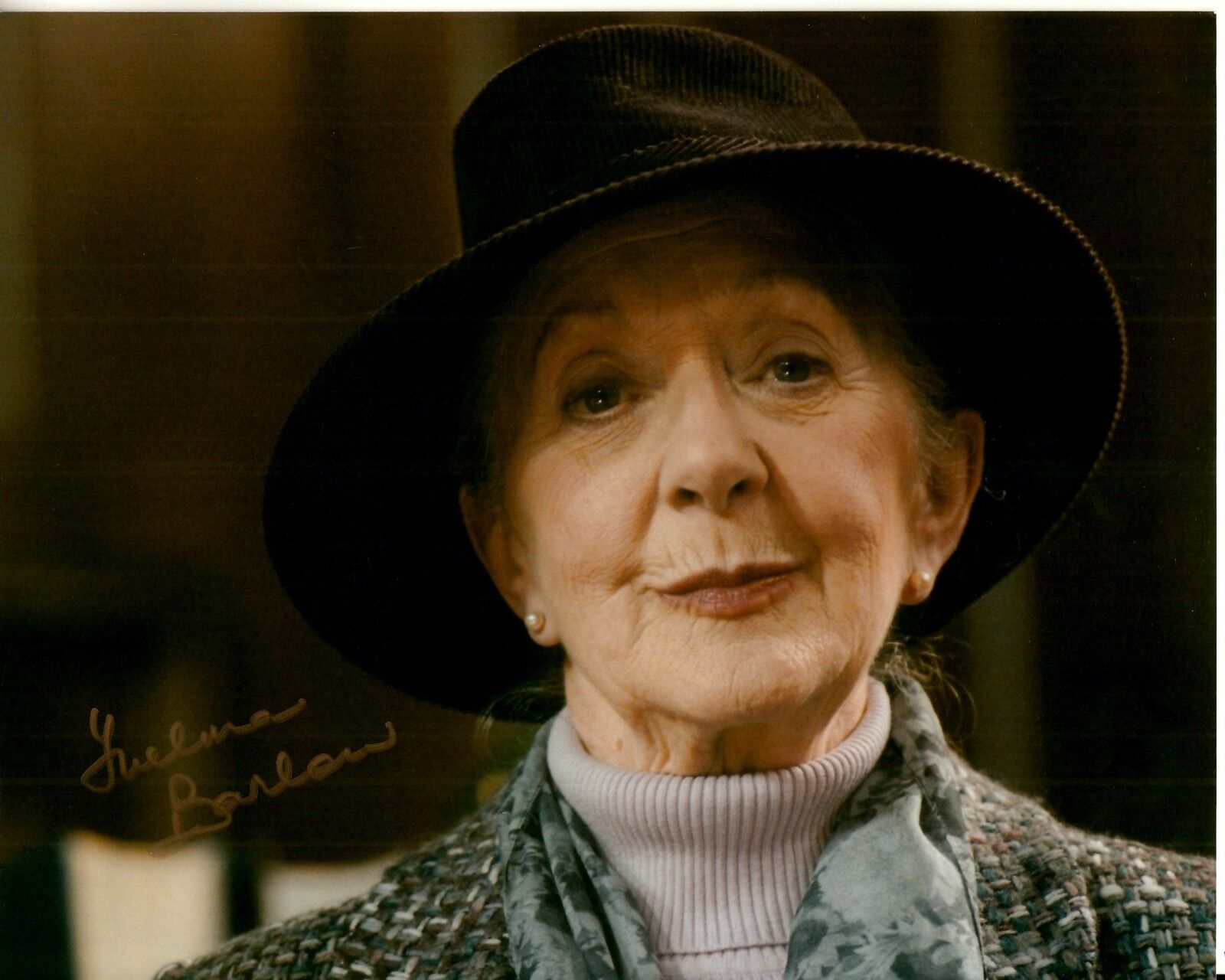 THELMA BARLOW hand-signed MIDSOMER MURDERS 8x10 w/ uacc rd coa FANTASTIC CLOSEUP