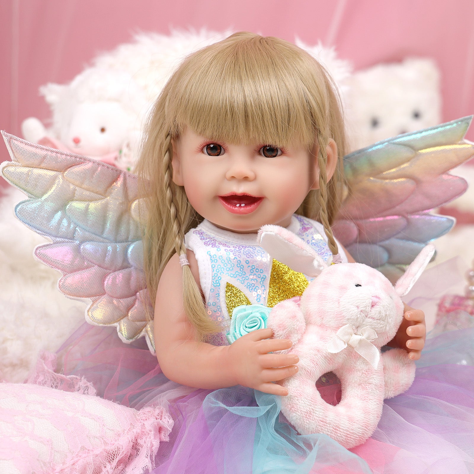 Babeside Cherry 22'' Realistic Reborn Baby Doll Princess Baby Adorable ...