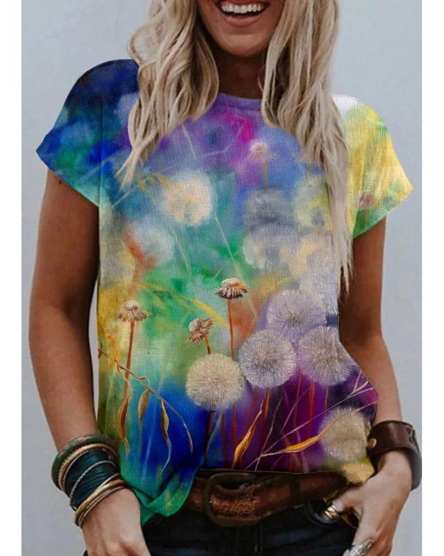 Women Half Sleeve V-neck Solid Color Dress