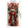 Beauty And The Dragon-11CT Stamped Cross Stitch 50*100cm/19.69*39.37in (Big Size)