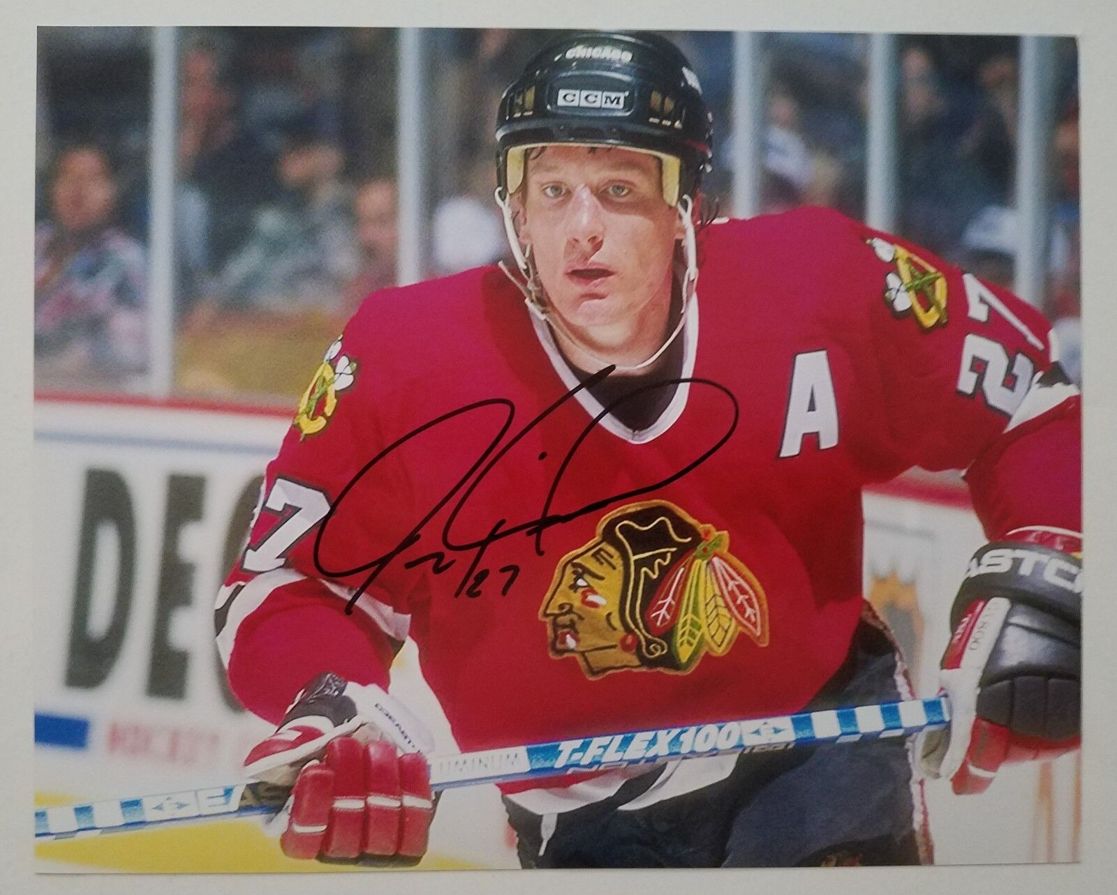 Jeremy Roenick Signed 8x10 Photo Poster painting Chicago Blackhawks Hockey Team USA NHL RAD