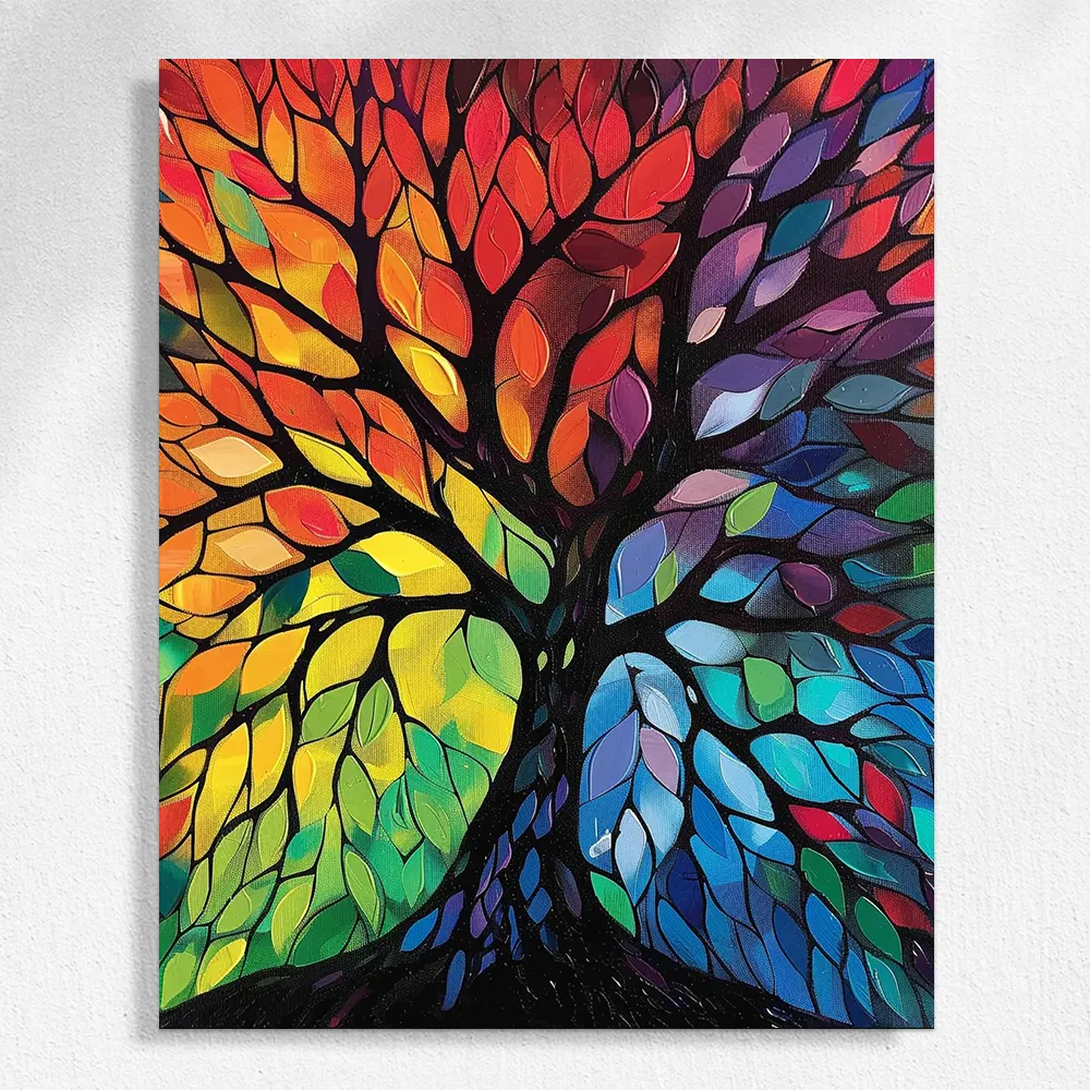 Vibrant Seasons - Paint by Numbers|paint by numbers for adults|PBA