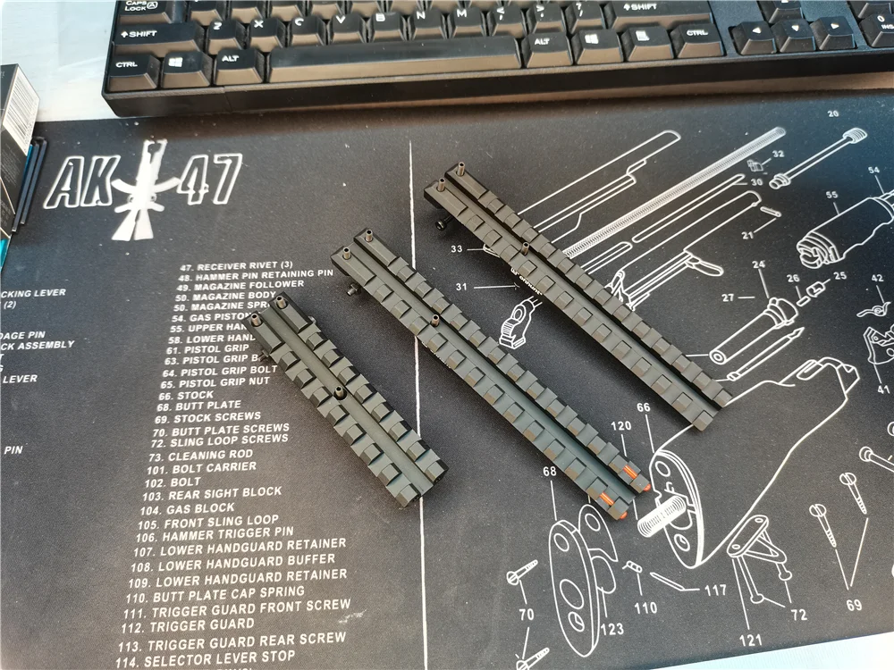 ohhunt Low Profile AK Rear Sight Rail Mount 