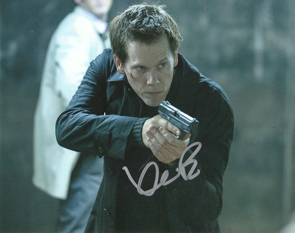 KEVIN BACON 'THE FOLLOWING' RYAN HARDY SIGNED 8X10 PICTURE *COA 1