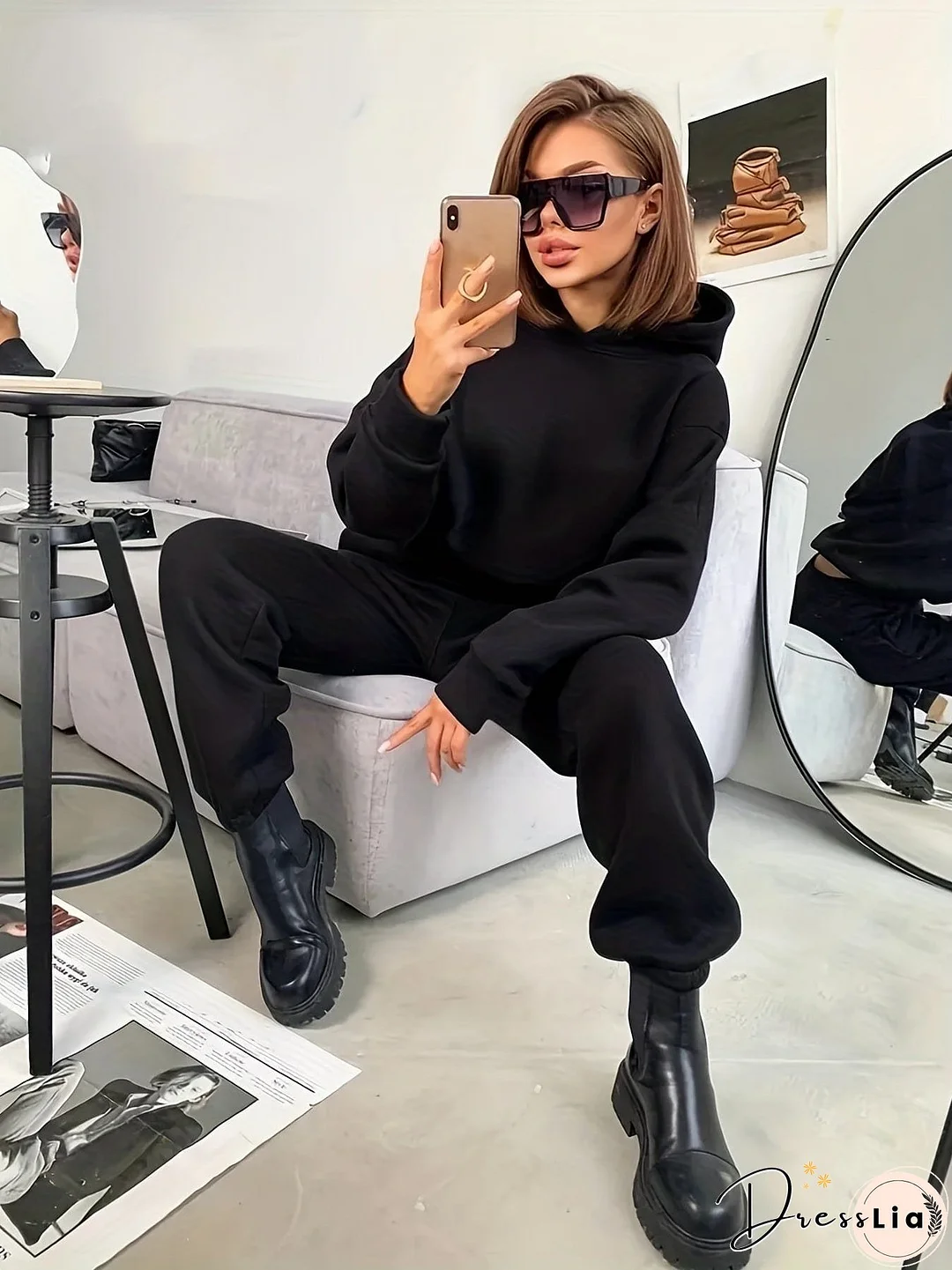 Casual Pleated Blouse