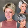 Short Ombre Blonde Pixie Cut Wigs