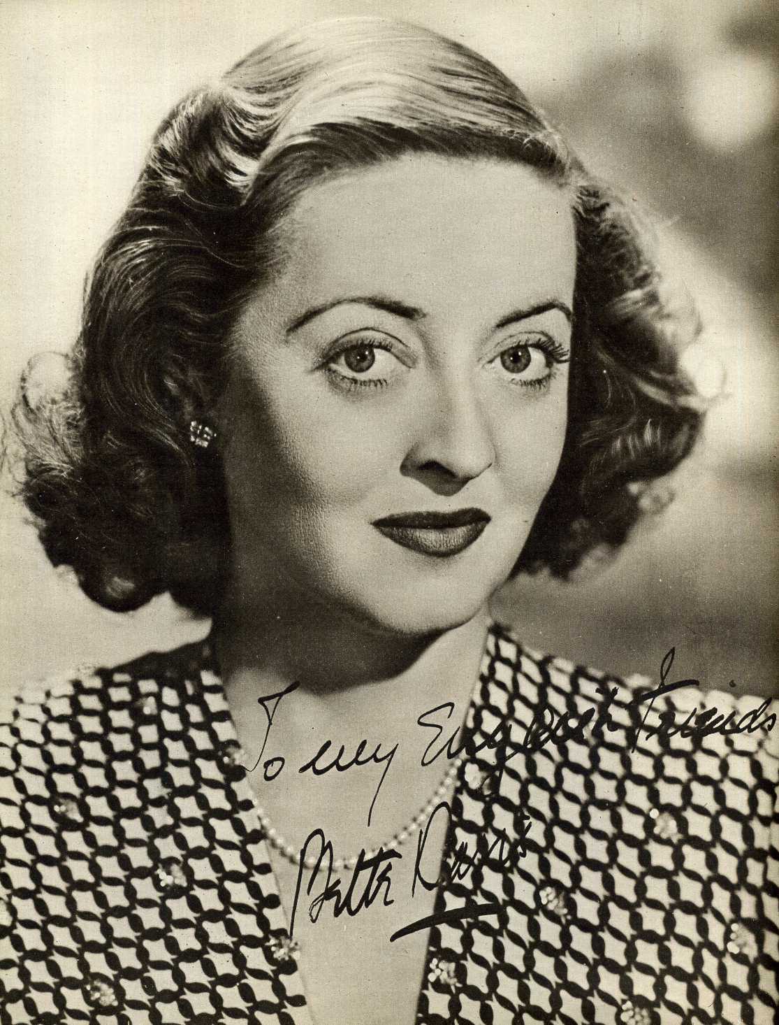 BETTE DAVIS Signed Photo Poster paintinggraph - Stunning Film Actress - Preprint