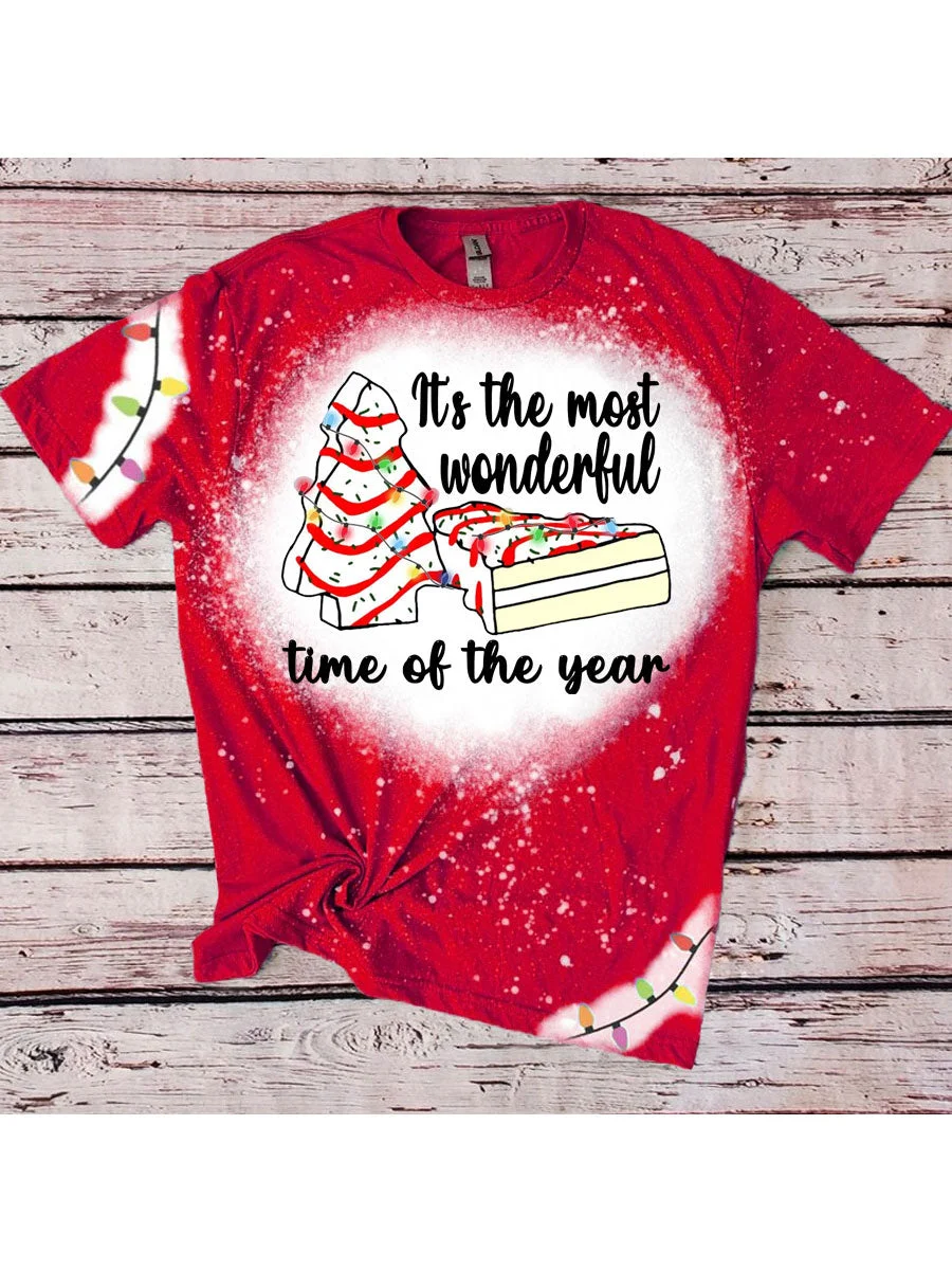 It's The Most Wonderful Time Of The Year Lights Tie Dye T-shirt