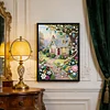 Country Cottage-Pearls Painting Kit for Creativity DIY Pearl Dot Crafts for Gift Home Wall Decor 30*40CM