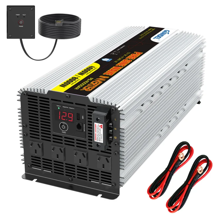 【Free shipping】【Ship from Auckland】GIANDEL Pure Sine Wave Power Inverter 4000W 12V to 240V Large Shell