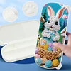 DIY Easter Rabbit Wooden Diamond Painting Storage Box Jewelry Case