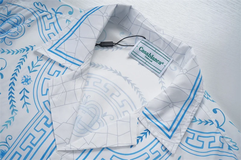 Casablanca 2023 new silk long-sleeved shirt