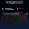 2.4G wireless keyboard & mouse set with card slot ergonomic power saving business office keyboard & mouse set