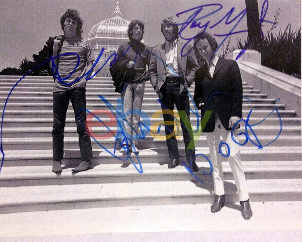 The Doors Band Autographed 8x10 Signed Photo Poster painting reprint