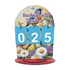 DIY Wooden Annual Reading Count Ornament  Year's Reading Tracker Desk Kit Track up to 999 Books, Comes with a Base