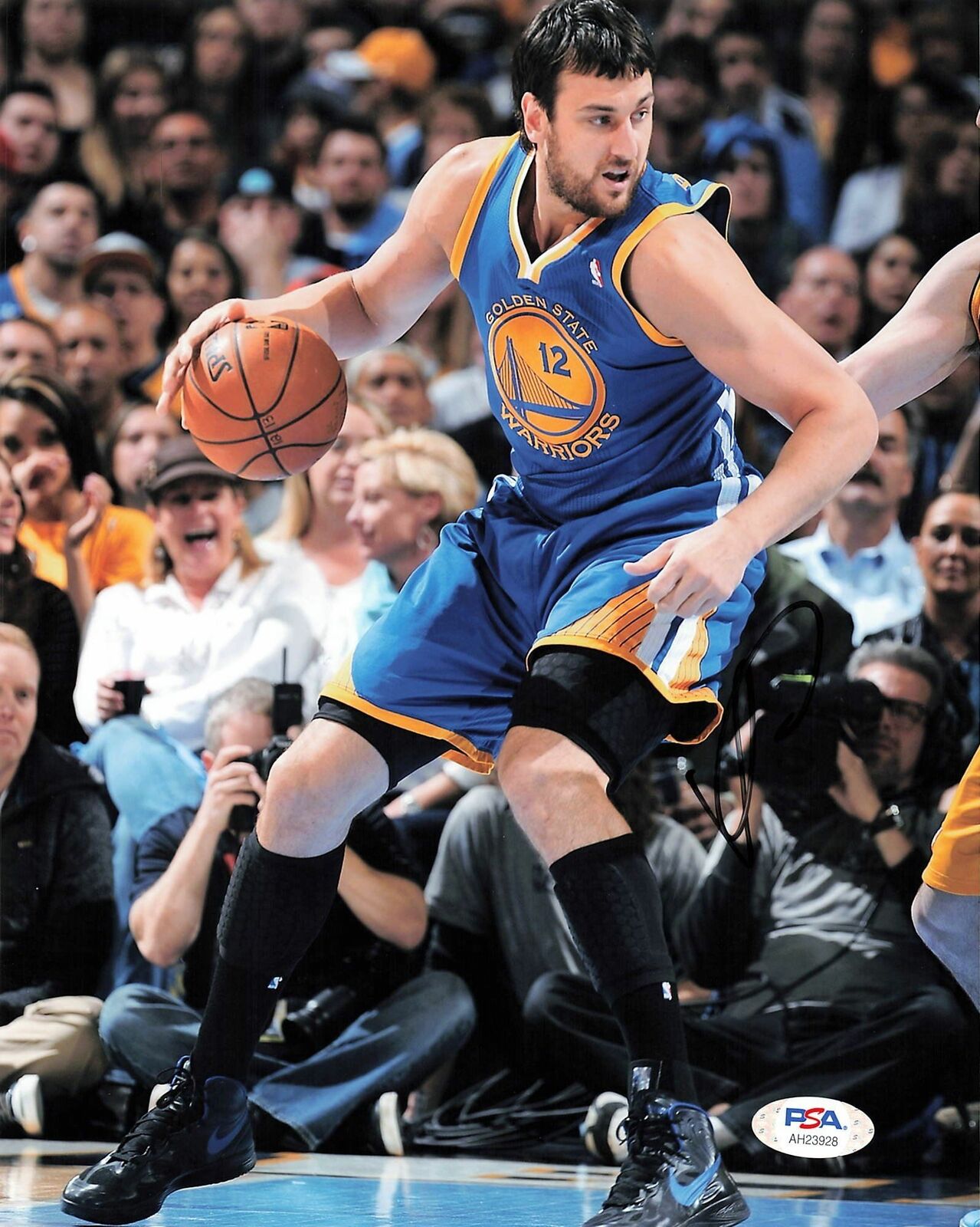 Andrew Bogut signed 8x10 Photo Poster painting PSA/DNA Golden State Warriors Autographed