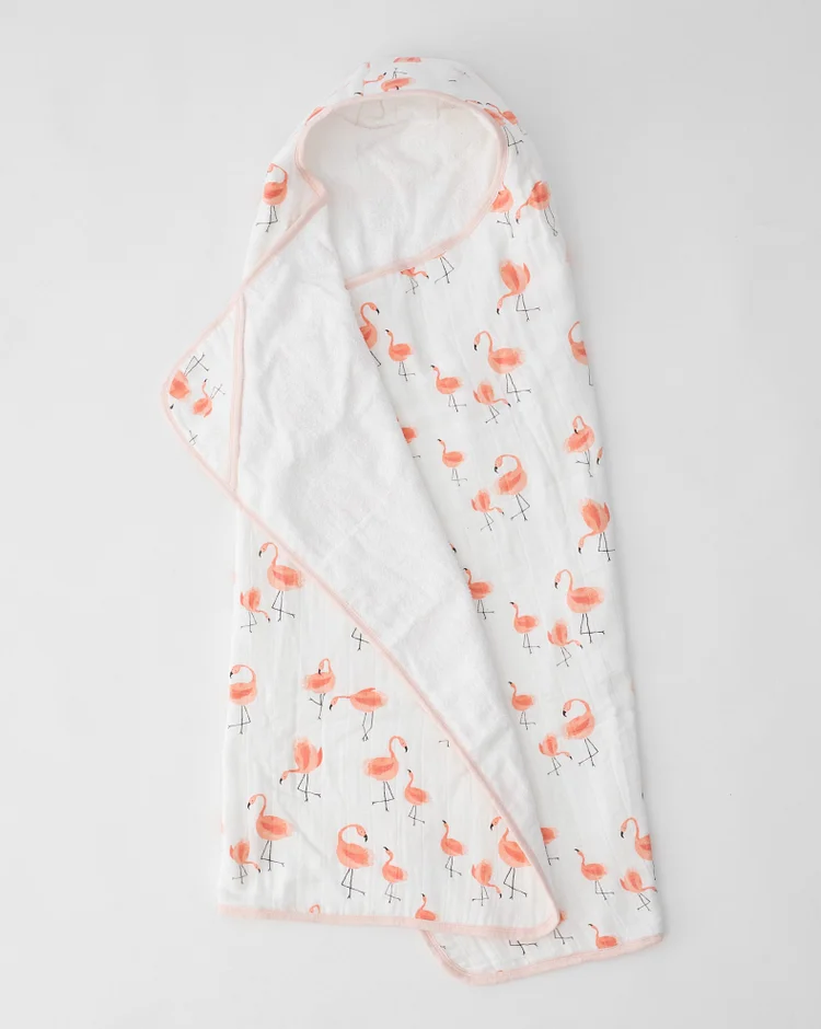 Toddler Hooded Towel - Pink Ladies