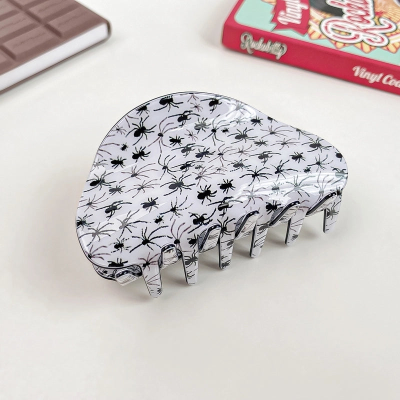 Halloween Minimalist Classic Style Women’s Pumpkin Spider PVC Hair Claws