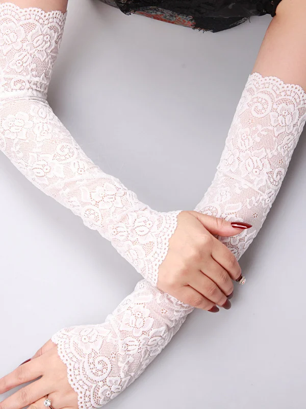 Original 7 Colors Lace Hollow Embroidered Sleevelet Accessories