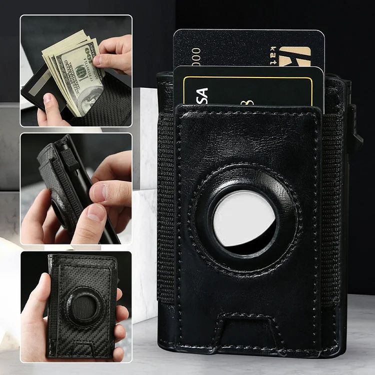 RFID Blocking Magnetic Pop up Card Holder