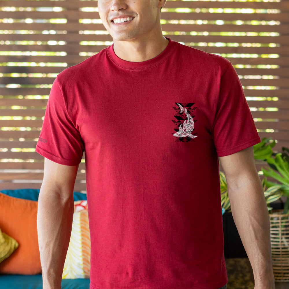  Tribal Shark Graphic T-Shirt - Bold Design for Summer Adventures