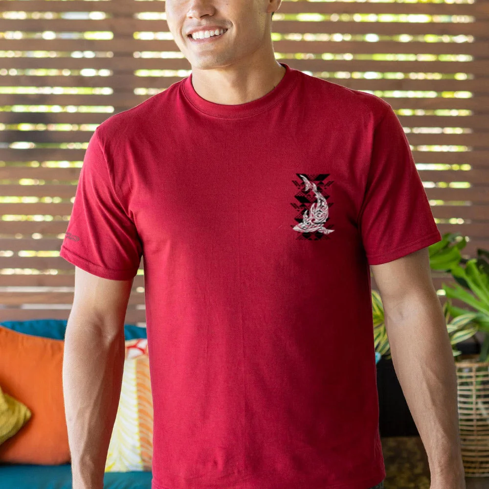  Tribal Shark Graphic T-Shirt - Bold Design for Summer Adventures