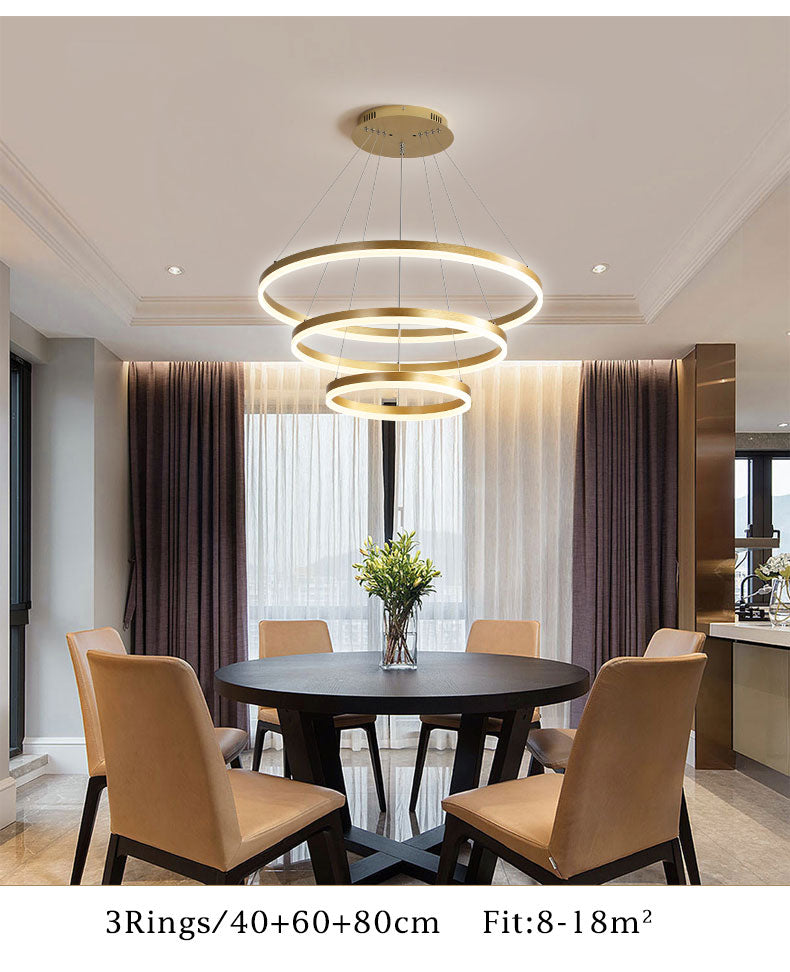 High Quatily Modern Led Pendant Light For Large Living Room Dining Room ...