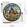 Diamond Painting -DIY Round Drill Sunflower House