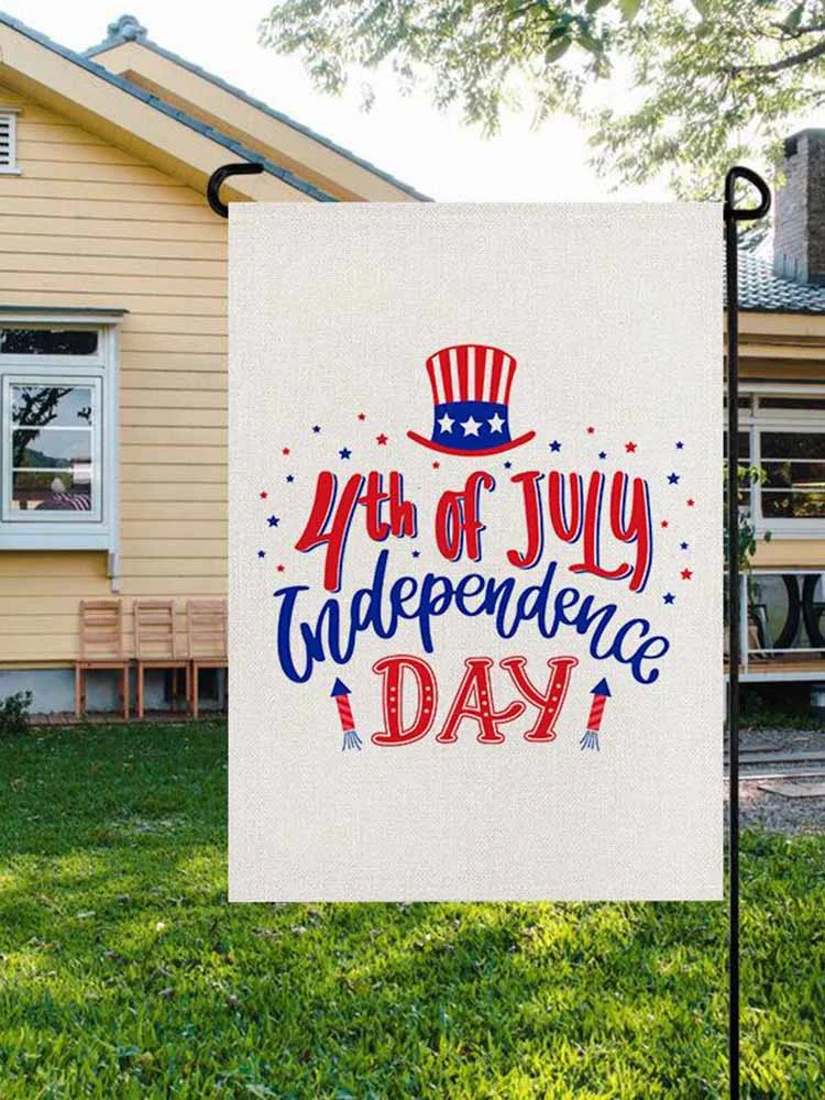 Fourth of July American Garden Flags Double Sided House Yard Decor-elleschic