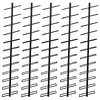 [US Local Warehouse] 5 Pack 12 Bottle Wine Rack Wall Mounted for 60 Bottles DIY Detachable Wine Holder Metal Storage Rack for Kitchen Dining Room Bar
