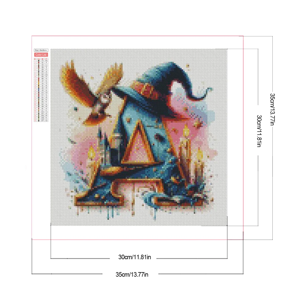 Diamond Painting - Full Square Drill - Harry Potter Letters(Canvas|35*35cm)