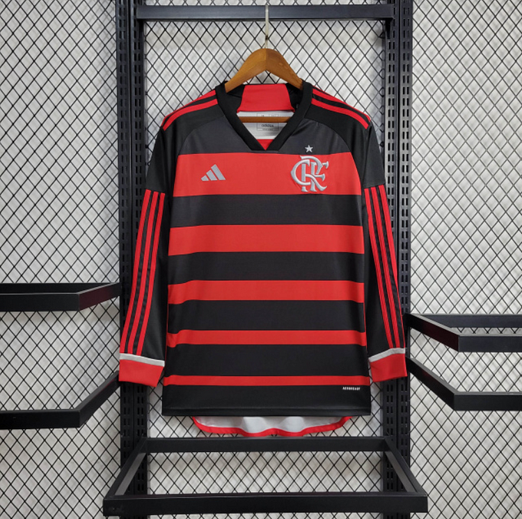 24-25 Flamengo home long sleeved football shirt