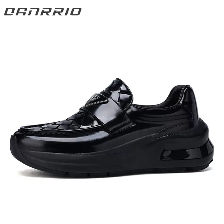 DANRRIO Leather Thick Sole Luxury Casual Cowhide Loafers DANRRIO.COM DANRRIO