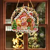 Diamond Painting Ornament Gingerbread House Hanging Decor 9.45x9.45in