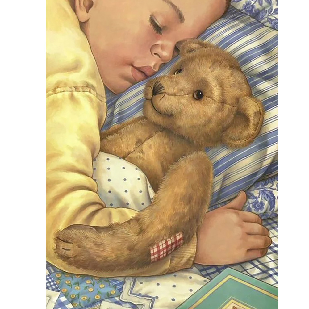 

Cartoon Bear - Round Drill Diamond Painting - 30*40CM, 501 Original