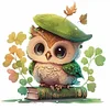 Owl - 18CT Stamped Cross Stitch 20*20cm/7.87*7.87in
