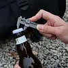 Mini Vernier Caliper Measuring Tool 0-50mm Sliding Scale Manual Non Digital Calipers Zinc-Aluminum Alloy for Bead Wire Mechanical Parts Jewels Rings