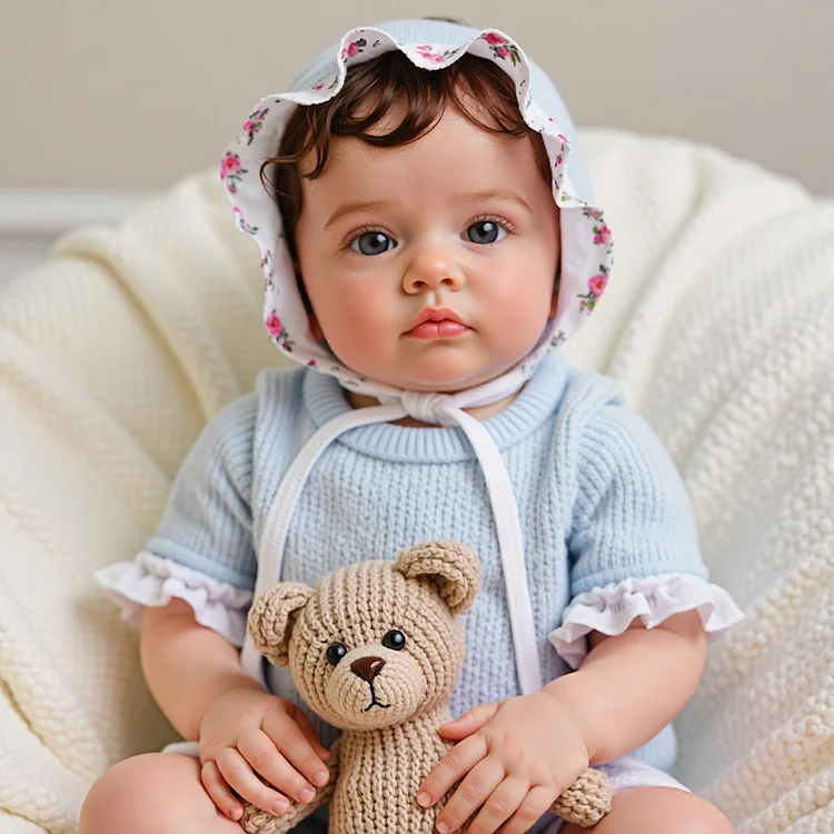 20" Look Real Lifelike Cute Toddler Reborn Silicone Vinyl Body Girl Doll Named Hezina：Realistic Reborn Baby Dolls By Rsgdolls®