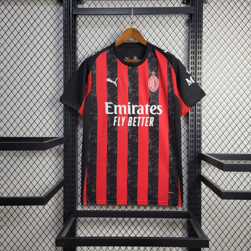 2025-2026 AC Milan Home Football Shirt 1:1 Thai Quality- Maxi Kit