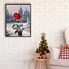 >SALE<5D DIY Full Round Drill Diamond Painting Red Rose Kit Home Decor 30x40cm